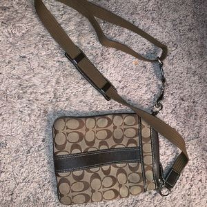 Coach cross body purse